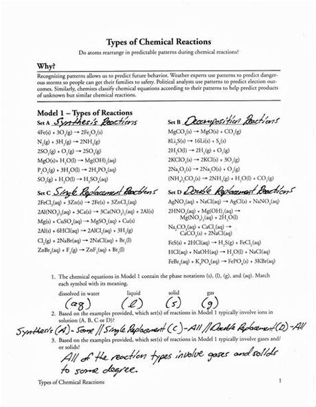 Writing and balancing equations worksheet. Identifying And Balancing Chemical Equations Worksheet ...