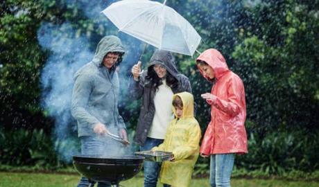 Grilling In The Rain