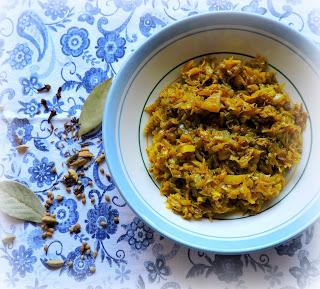 Curried Indian Spiced Cabbage