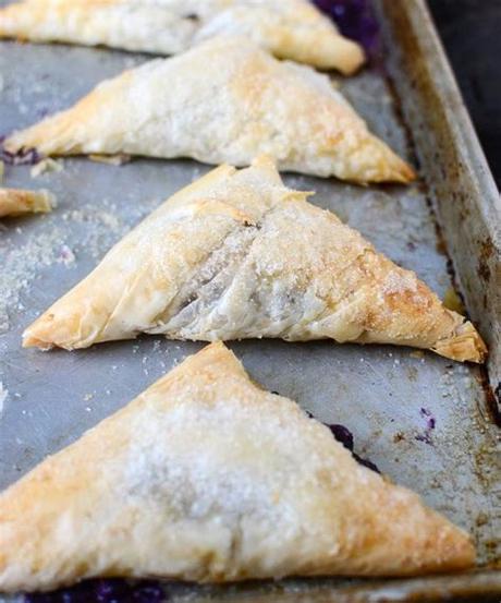 Be sure the phyllo dough is properly thawed in the fridge overnight. Blueberry Phyllo Dough Turnovers | Recipe | Phyllo dough ...