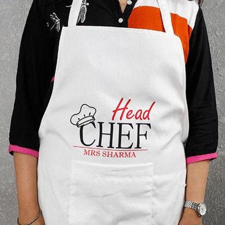 Custom designed aprons and personalized aprons