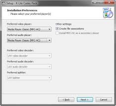 Codecs and directshow filters are needed for encoding and decoding audio and video formats. K Lite Codec Pack 12 05 Standard 32 64 Bit Herunterladen Download Codecs