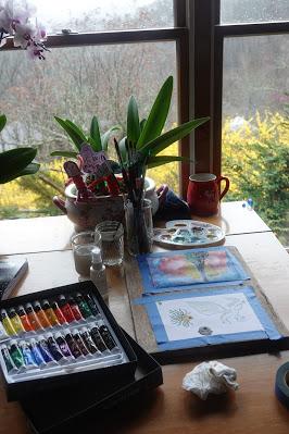 Rainy Day and Work in Progress