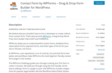 wpforms free version