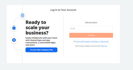 zapier log in