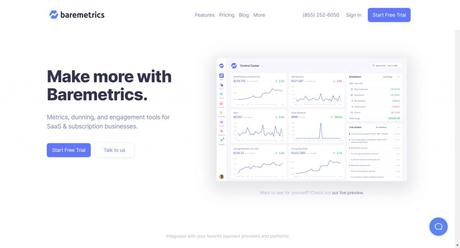 Baremetrics- best subscription management software