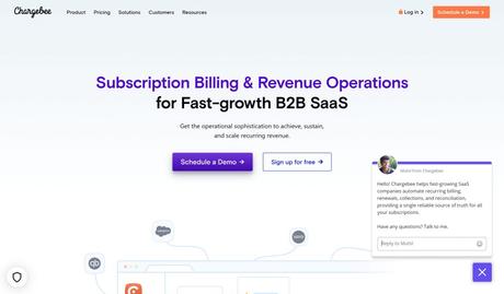 ChargeBee- best subscription management software