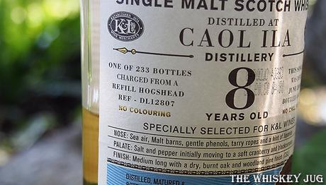 2010 Old Particular Caol Ila 8 Years Label