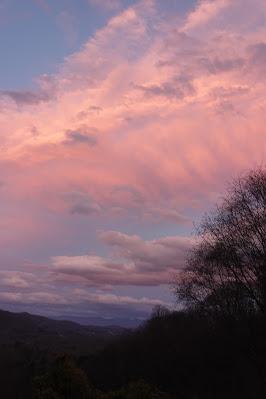 Evening Glow Looking East--Did Someone Say Easter?