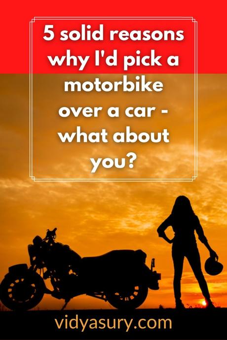 Which would you rather pick – a motorbike or a car?