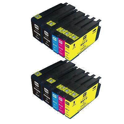 How do i hard wire my hp 8600 plus printer into my computer. 10PK NON-OEM 950XL 951XL Ink Cartridges for HP Officejet ...