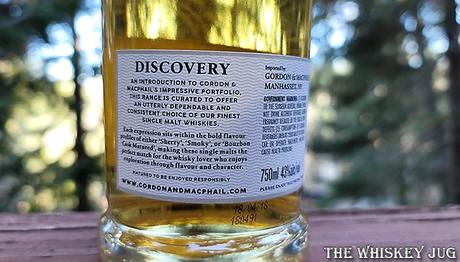 G and M Discovery Caol Ila 13 Years Label