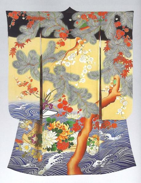 Inspirational art: Kimono for a Young Woman (Furisode)
