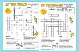 Boatload puzzles is the home of the world s largest supply of crossword puzzles. Beach Printable Crossword Puzzle For Kids Mrs Merry