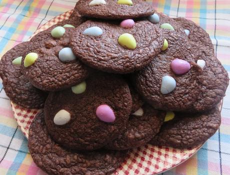 Easter Egg Brownie Cookies