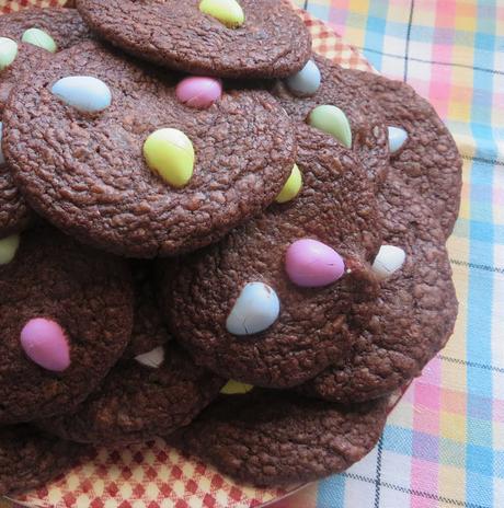 Easter Egg Brownie Cookies