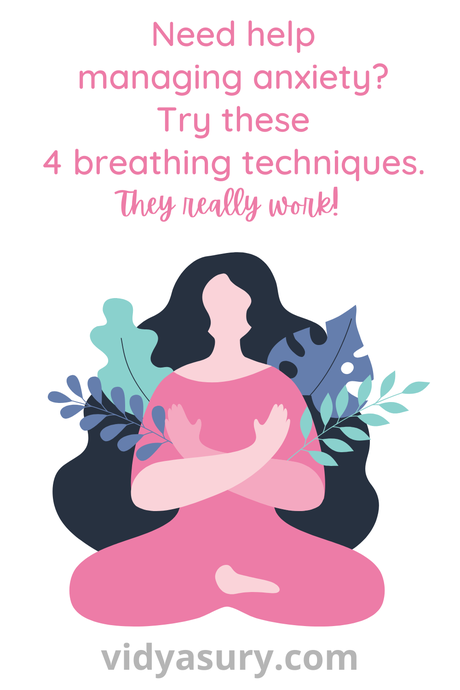 4 easy breathing techniques to help you effectively manage anxiety