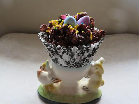 Easter Chocolate Krispie Cakes