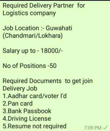 Logistics Company Recruitment 2021- Apply For 50 vacancy