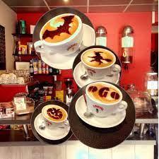 You may be familiar with the dalgona coffee trend that took over tiktok and instagram. Halloween Themed Stencils Italian Coffee Online Supplier Roasted Since 1923