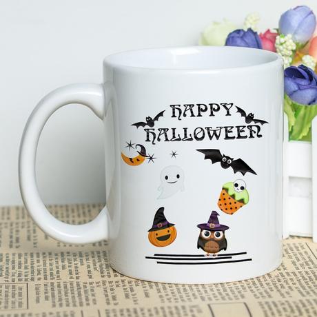 New Halloween Themed Gift Mug Diy Unique Design Print Coffee Cup 11oz Ceramic Sublimation Customized Present For Halloween Mugs Aliexpress