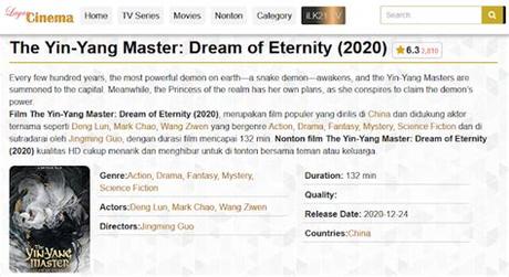 Download Sub Indo The Yin Yang Master Dream Of Eternityfilm Tahun 2020 Affliction 2021 Web Dl Dream Of Eternity 2020 Torrent Released Dec Paperblog