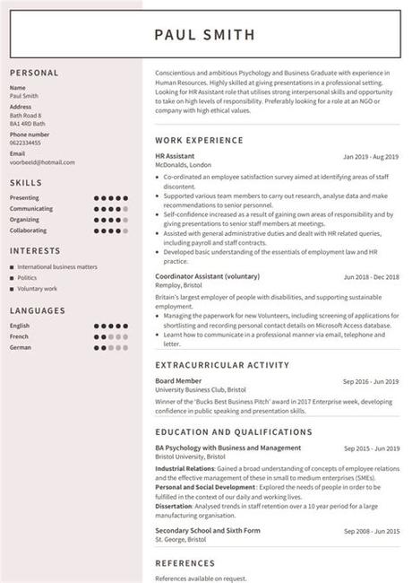 Writing the curriculum vitae (c.v.) a curriculum vitae (cv) is an academic version of a résumé. CV examples - use our templates to professionally format ...