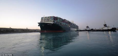 Ship Evergiven salvage at Suez Canal - the Lunar help !!