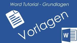 Kündigung vorlage, lebenslauf vorlage, bewerbung vorlage und vieles mehr zum gratis downloaden. Tutorial Word 2016 Vorlagen Erstellen Benutzten Youtube