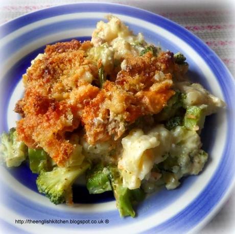 Salmon, Broccoli & Potato Gratin