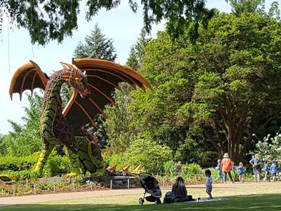 IMAGINARY WORLDS at the Atlanta Botanical Garden by Caroline Arnold at The Intrepid Tourist