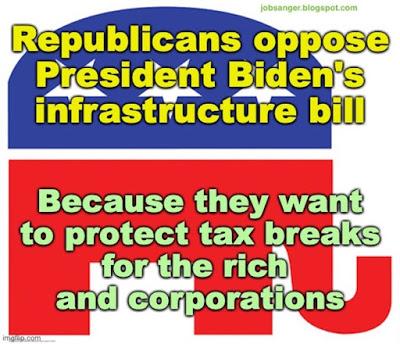 GOP: Tax Cuts For Rich & Corporations Trumps Infrastructure