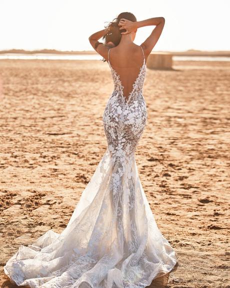 hottest wedding dresses sexy with spaghetti straps lace beach milla nova