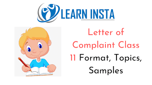 Examples for the replying negatively to a adjustment request, claim rejection and explanation. Letter Of Complaint Class 11 Format Topics Samples