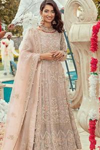 Pakistani Bridal Wear Red Blouse Fit n Flare Lehenga
