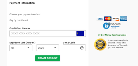 GreenGeeks Payment Options