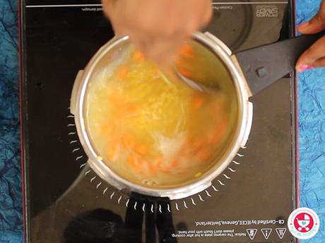 Carrot Moongdal Soup for Babies