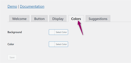 color configuration