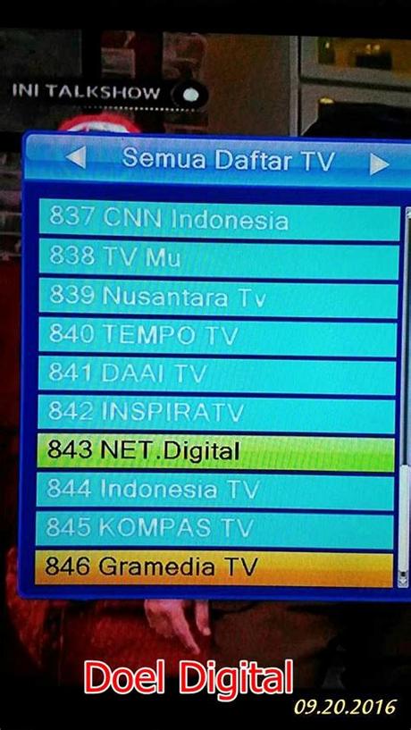 Beberapa siaran tv di bawah ini menampilkan acara dengan genre yang beragam, mulai dari musik, religi, agama, hiburan. Channel Siaran TV Digital Indonesia 2016 - DOEL DIGITAL