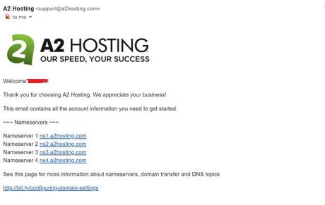 a2 hosting DNS servers