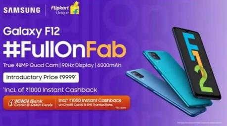 At just ₹9,999, the new #FullOnFab Galaxy F12 is the best deal in the market