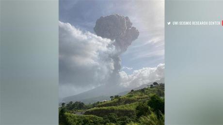 St. Vincent awaits new volcanic explosions as aid arrives on the Caribbean island