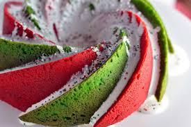 How to decorate a christmas tree step by step. Christmas Bundt Cake A Festive Red And Green Holiday Cake