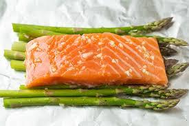 Top with 3 more lemon slices and a sprig of rosemary. Baked Salmon In Foil With Asparagus Cooking Classy