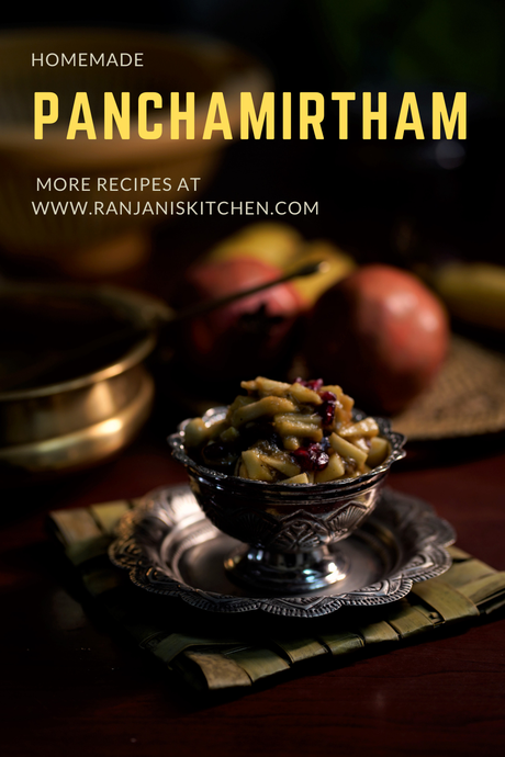 panchamirtham | panchamrut | mixed fruit panchamirtham