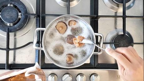 Add miso to the broth