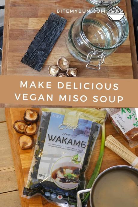 make delicious Vegan miso soup