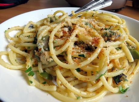 LEMON & GREEN OLIVE PASTA