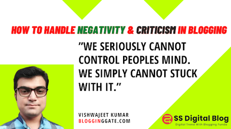 (Expert Bloggers Roundup) How To Handle Negativity & Criticism In Blogging