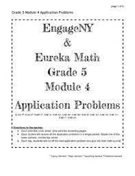 Eureka math homework helper grade 1 module 4. Engageny Grade 5 Module 4 Application Problems By Mathvillage Tpt